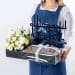Apres Get Well Soon Chocolates Tray | White Roses Apres Get Well Soon Chocolates Tray | White Roses